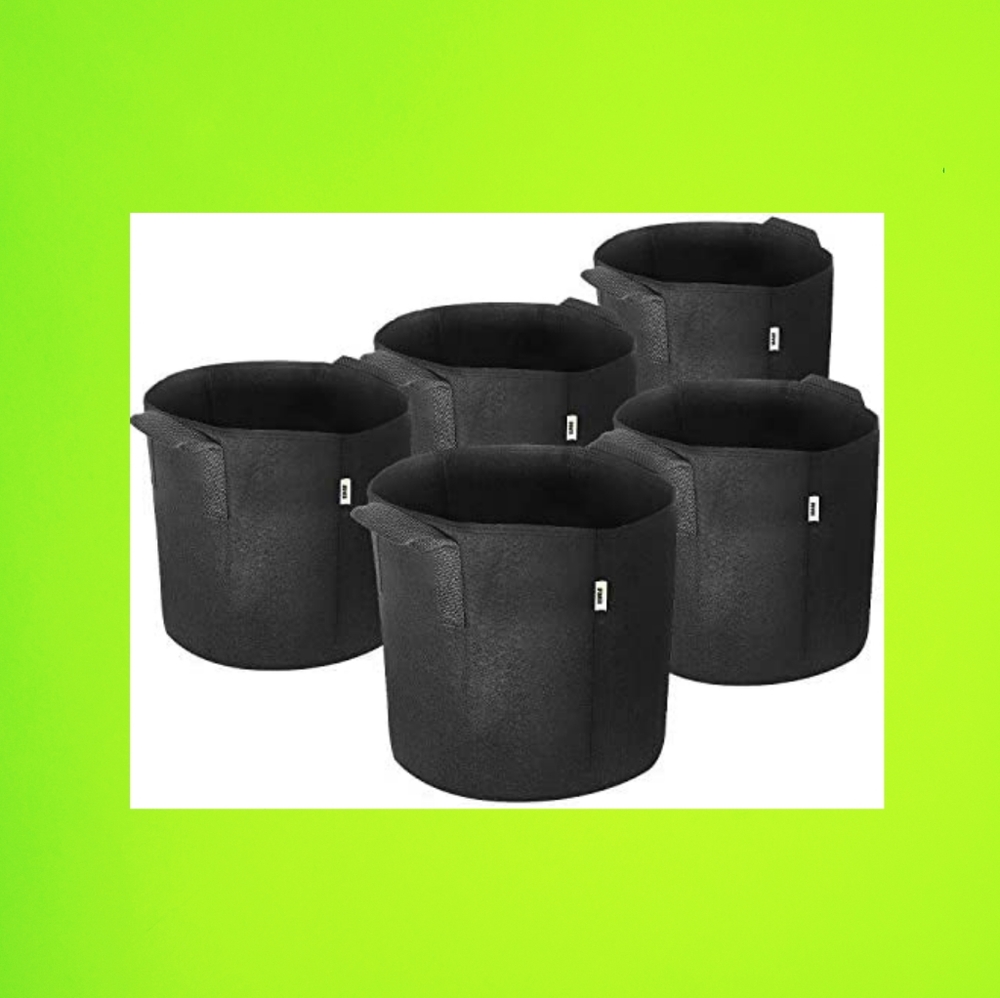 🍀🍀iPower 7-Gallon 5-Pack Grow Bags🍀🍀